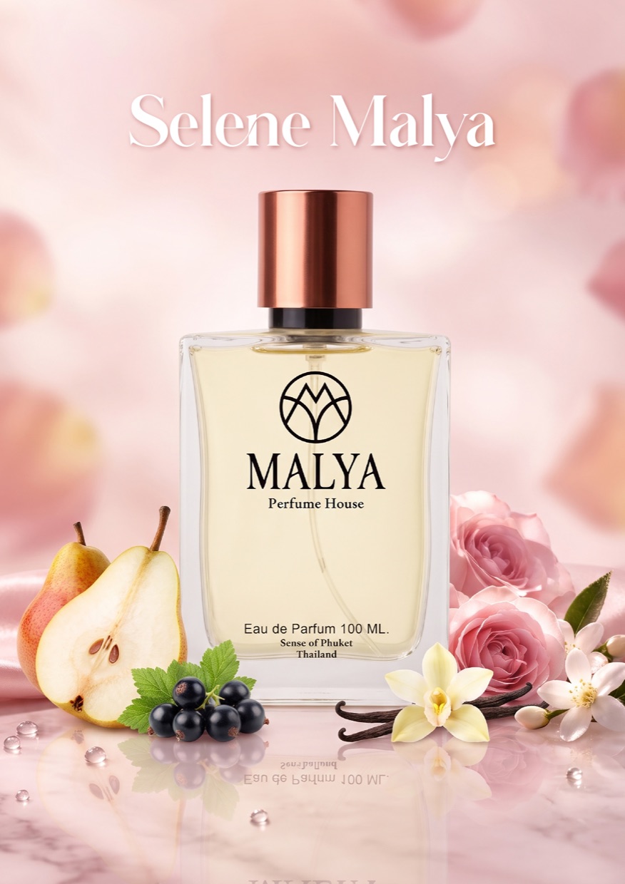 น้ำหอม MALYA Selene Malya — ลูกแพร์ฉ่ำหวานกับกุหลาบและวานิลลา